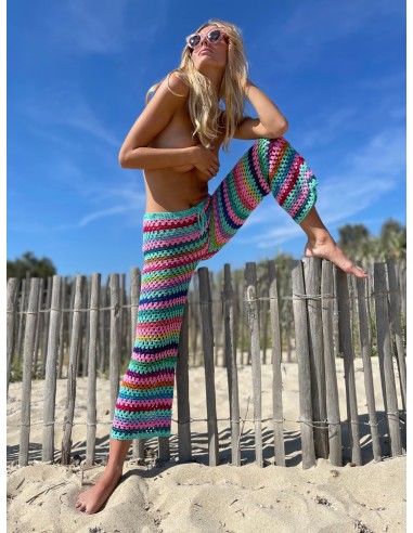 PINK / AQUA STRIPES PANTS sur le site 