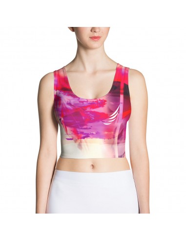 "Rose Waterflower" Crop Top les muscles