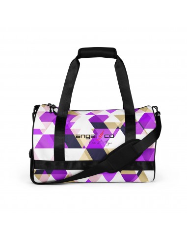 "Check Pattern Purple" Gym bag sur le site 