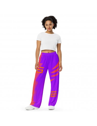 "Violet Flash" wide-leg pants acheter