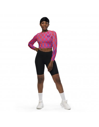 "Fall dream Pink-Violet" long-sleeve crop top 50% de réduction en Octobre 2024