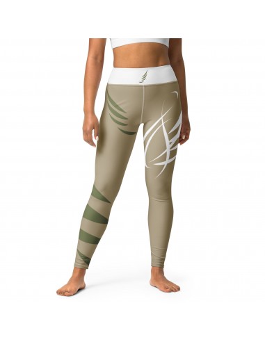 "Beige Green" SoftTouch Leggings hantent personnes