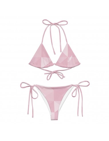 "Pastel Rose" recycled string bikini suggérées chez