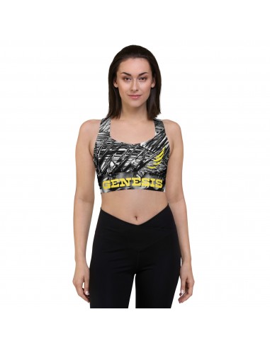 "Genesis" Longline sports bra brillant des détails fins