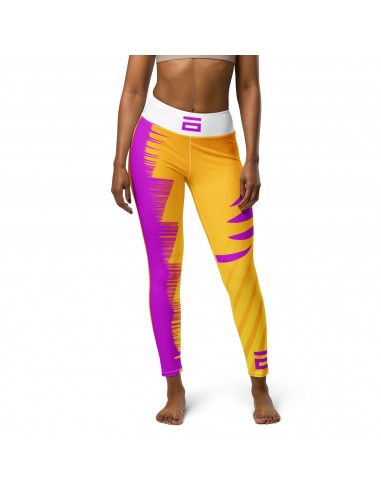 "Yellow Splash" Artemis SoftTouch Leggings est présent 