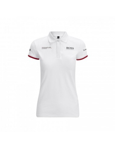 Polo femme PORSCHE Motorsport Team Blanc