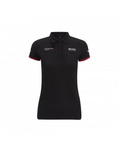 Polo femme PORSCHE Motorsport Team Noir