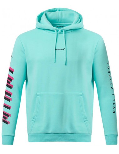 Sweat à Capuche McLaren Miami Néon Aqua Sky