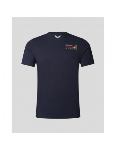 T-shirt Oracle Red Bull Racing Logo Bleu Nuit Unisexe