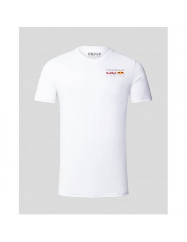 T-shirt Oracle Red Bull Racing Logo Blanc Unisexe