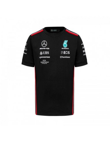 T-Shirt Mercedes AMG Noir Team F1