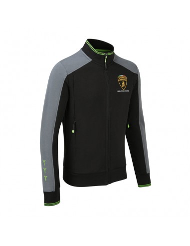 Sweat Lamborghini Scuadra Corse Noir avec Zip