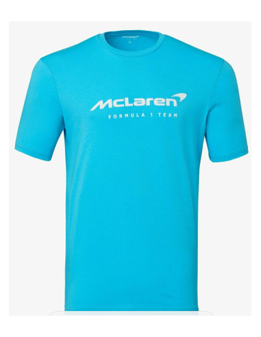 T-Shirt McLaren Miami Néon Bleu