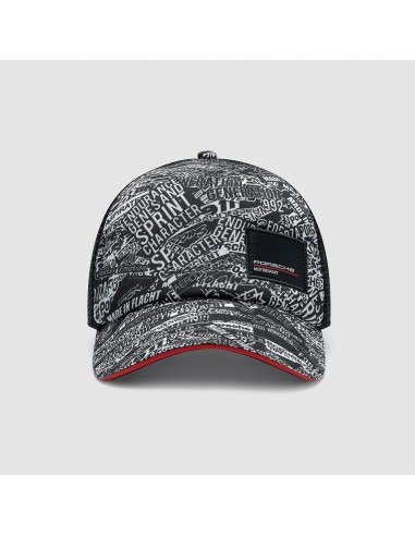 Casquette PORSCHE Motorsport Trucker Citation Noir