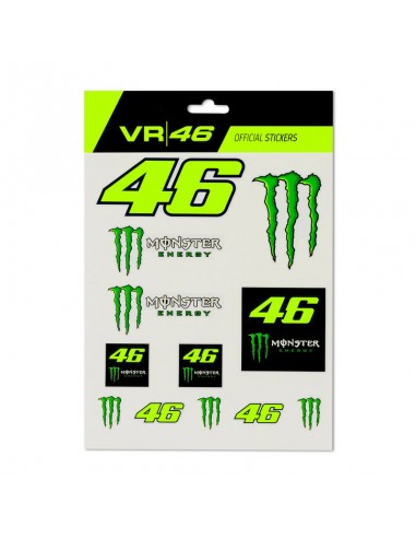 Set Autocollant  VR46 Monster Energy